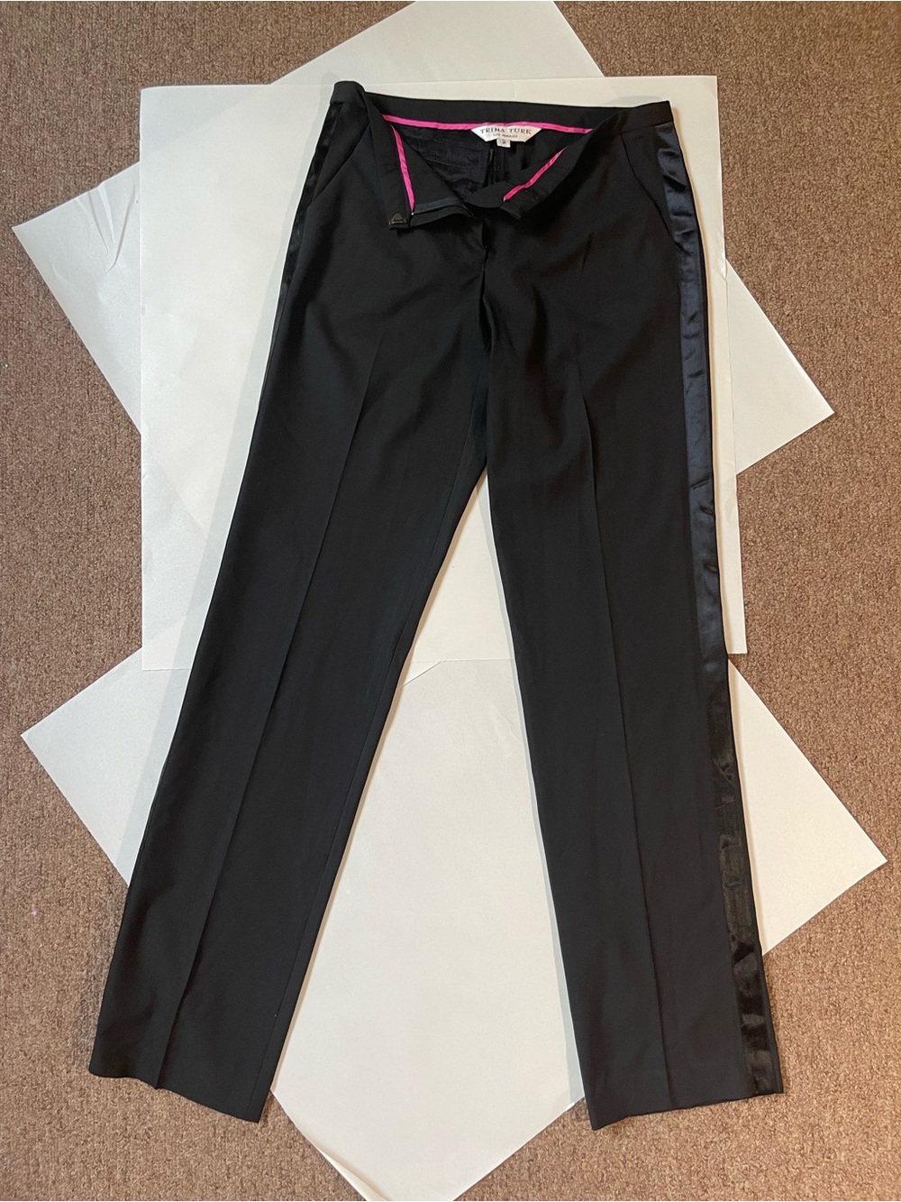 Trina Turk Tuxedo-Style Straight Leg Pants
